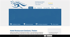 Desktop Screenshot of hotelzeeland.nl