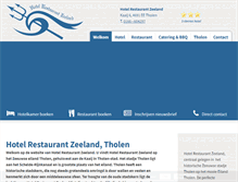 Tablet Screenshot of hotelzeeland.nl